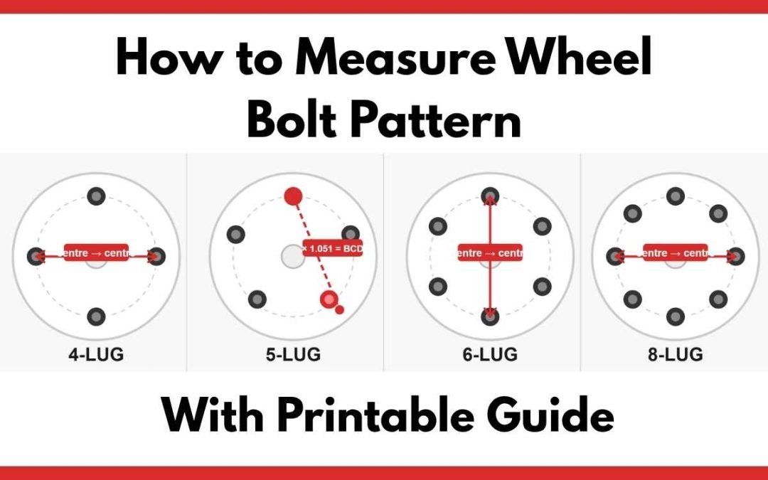 How to Measure Wheel Bolt Pattern (With Printable Guide)